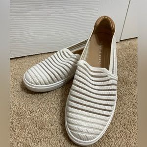 Kelly & Katie white slip on shoes